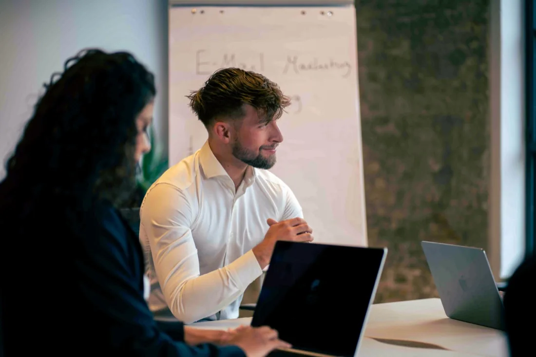 Sebastian Körfer im Konzept-Workshop